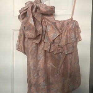 NWT Ulla Johnson Goldie Blouse in Rose - SIZE 4
